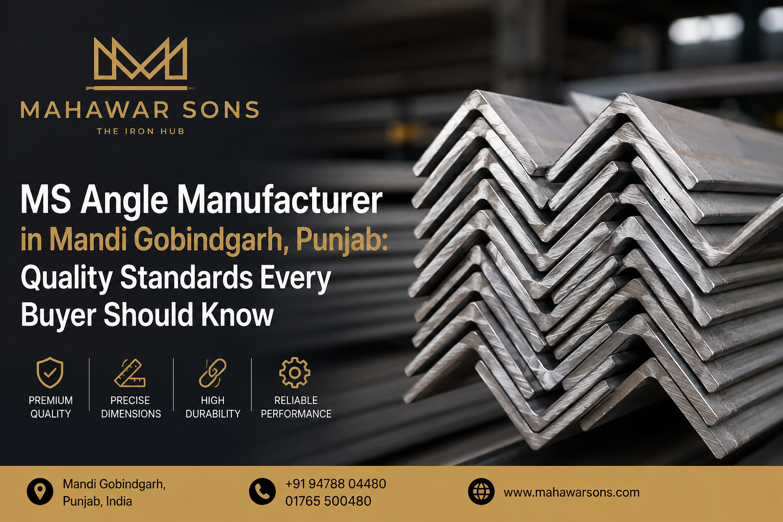 MS Angle manufacturer in Mandi Gobindgarh Punjab