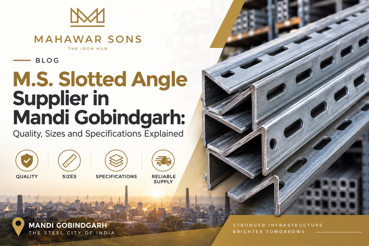 M.S. SLOTTED ANGLE SUPPLIER MANDI GOBINDGARH PUNJAB